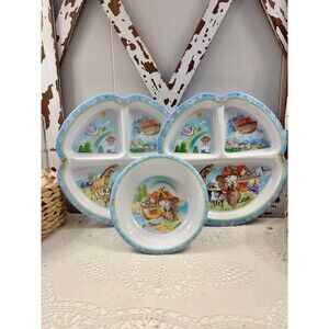 Noah's Ark Plate and Bowl Set